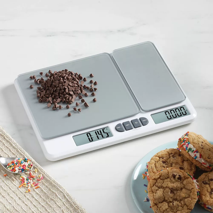 Digital Kitchen Scale With Two Platforms , Precision For Baking And Cooking