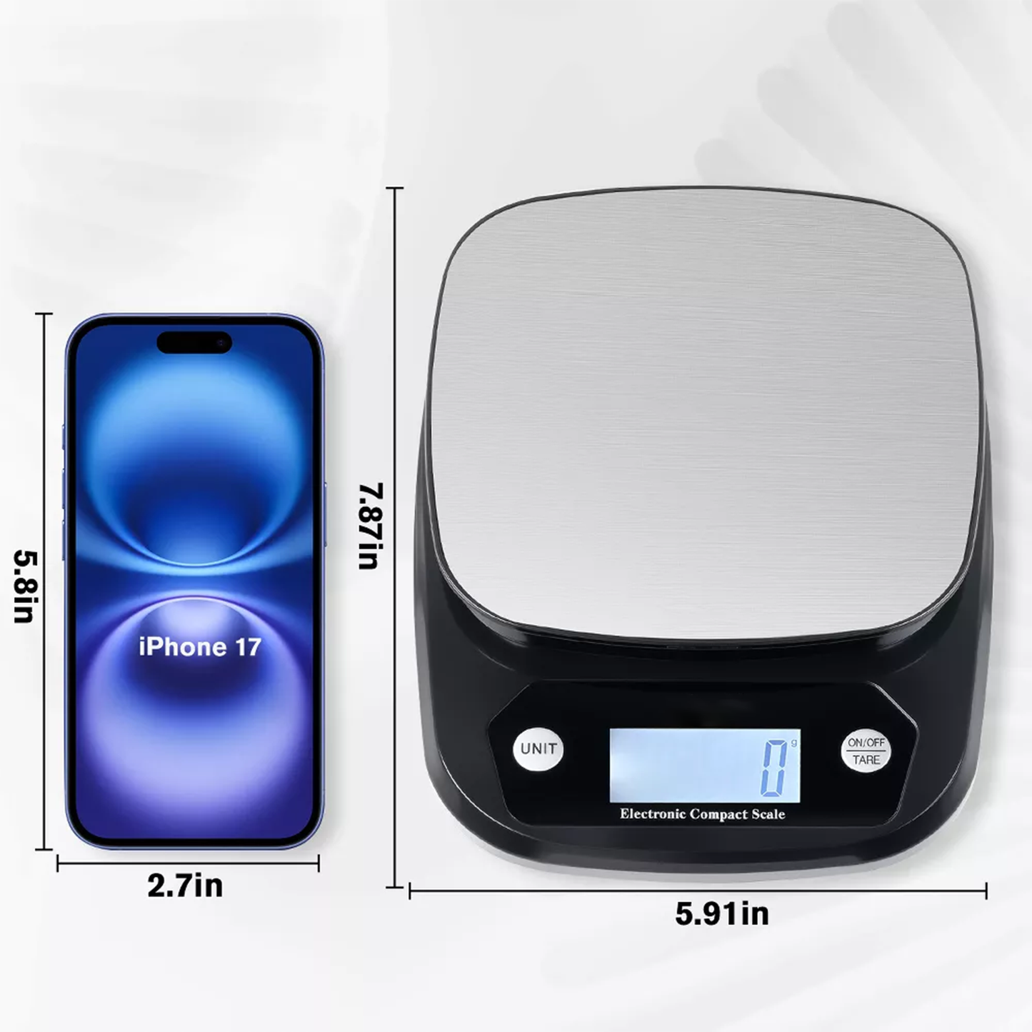 Precision Digital Kitchen Weight, Capacity 10 kg, Accuracy 1 g