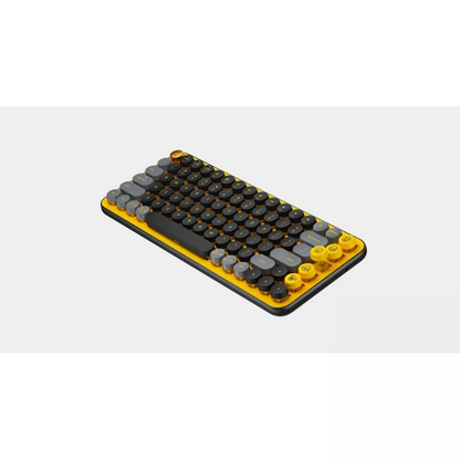 Compact Mechanical Wireless Keyboard with Customizable Swappable Emoji Keys